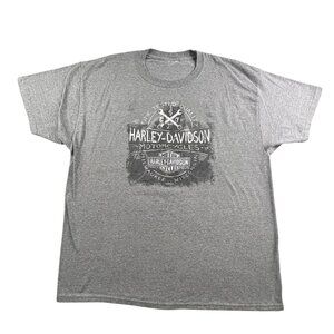 Harley Davidson Maui Hawaii Milwaukee Wisconsin Men Large Gray Shirt Time Tested